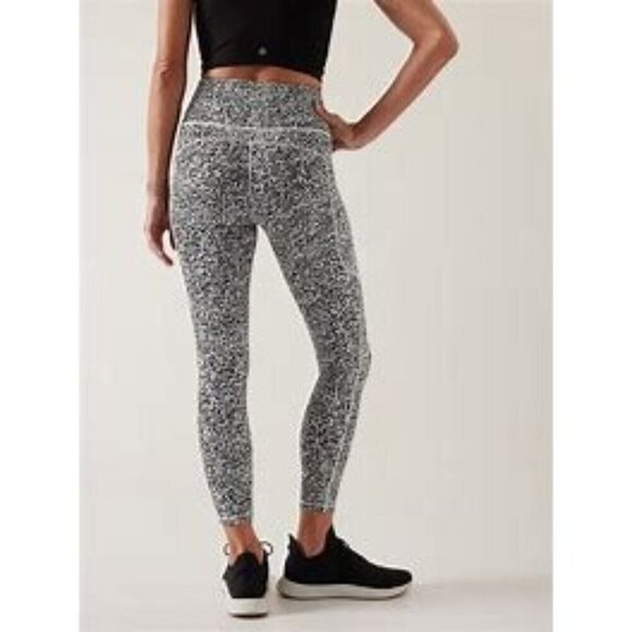 Athleta Ultimate Salutation Stash Pocket Textured 7/8 Tight Sz‎ L - Picture 2 of 10